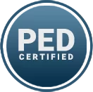 Hoffer Flow certifications - PED certified